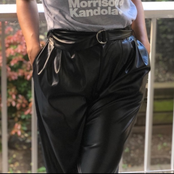 Nasty Gal faux-leather pants, size US 6 - Picture 2 of 7